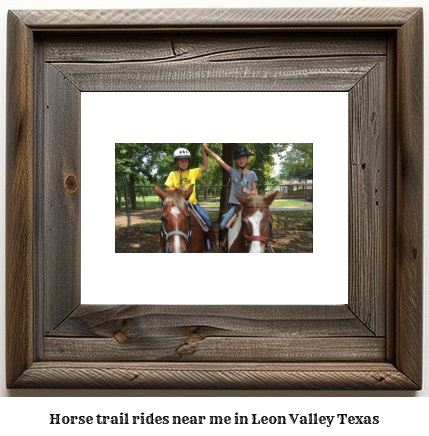 horse trail rides near me in Leon Valley, Texas